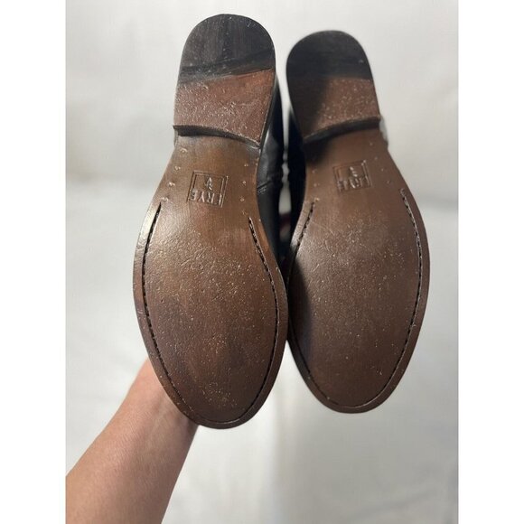 FRYE Melissa Harness Inside Zip Tall Brown Leather Boots Sz 6 B 76929 $438 - Picture 6 of 16